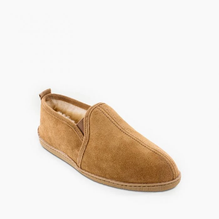 MINNETONKA 3731 MEN'S TWIN GORE SHEEPSKIN MOC 4 MINNETONKA 3731 MEN'S TWIN GORE SHEEPSKIN MOC - Image 4