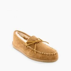 MINNETONKA 3741 MEN'S SKEEPSKIN HARDSOLE SLIPPER 8 MINNETONKA 3741 MEN'S SKEEPSKIN HARDSOLE SLIPPER -Cotton slippers shop 775x775 3741 3