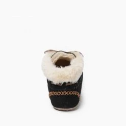 MINNETONKA 40030 WOMEN'S CHRISSY SLIPPER BLACK 9 MINNETONKA 40030 WOMEN'S CHRISSY SLIPPER BLACK -Cotton slippers shop 775x775 40030 4