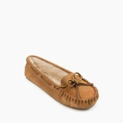 MINNETONKA 4011 WOMEN'S CALLIE SLIPPER CINNAMON -Cotton slippers shop 775x775 4011 3