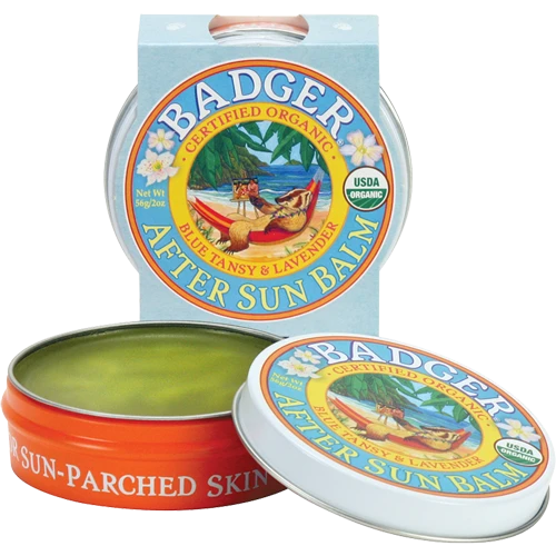 BADGER AFTER SUN BALM 2OZ TIN 2 BADGER AFTER SUN BALM 2OZ TIN - Image 2