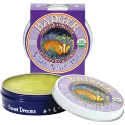 BADGER NIGHT NIGHT BALM .75 OZ TIN