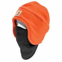 CARHARTT 2-IN-1 FLEECE HAT A202 -Cotton slippers shop CARHARTT 2 IN 1 FLEECE HAT A202 BOG OS