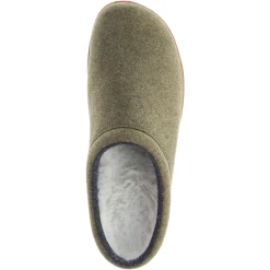 MERRELL MEN'S JUNO WOOL CLOG IN OLIVE 8 MERRELL MEN'S JUNO WOOL CLOG IN OLIVE -Cotton slippers shop J002359 8