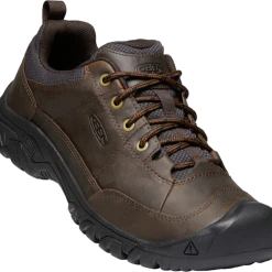 KEEN MEN'S TARGHEE III OXFORD SHOE IN DARK EARTH