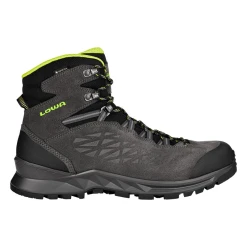 LOWA Men's Explorer II GTX Mid In Anthracite/Lime -Cotton slippers shop LBC EX2MNAN side2