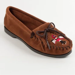 MINNETONKA 173 BROWN SUEDE THUNDERBIRD