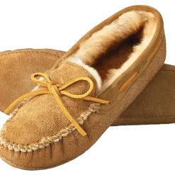 MINNETONKA 3441 WOMEN'S HARDSOLE SHEEPSKIN