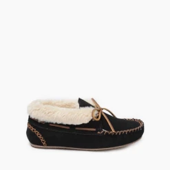 MINNETONKA 40030 WOMEN'S CHRISSY SLIPPER BLACK