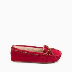 MINNETONKA WOMEN'S CALLY SLIPPER RED