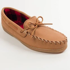 Minnetonka Men's 3950 Fleece Moccasin