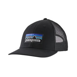 PATAGONIA P6 LOGO LoPro TRUCKER HAT -Cotton slippers shop PATAGONIA P6 LOGO LoPro TRUCKER HAT BLK OS