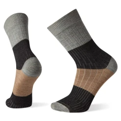 SMARTWOOL MEN'S EVERYDAY RIB COLOR BLOCK CREW SOCKS