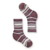 SMARTWOOL KIDS' HIKE LIGHT CUSHION STRIPED CREW SOCKS