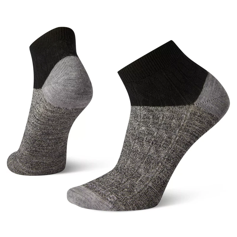 SMARTWOOL WOMEN'S EVERYDAY CABLE ANKLE BOOT SOCKS 2 SMARTWOOL WOMEN'S EVERYDAY CABLE ANKLE BOOT SOCKS - Image 2