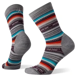 SMARTWOOL WOMEN'S EVERYDAY MARGARITA CREW SOCKS -Cotton slippers shop SMARTWOOL WOMENS EVERYDAY MARGARITA CREW SOCKS LTGR S