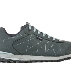 OBOZ WOMEN'S BOZEMAN LOW LEATHER IN SLATE -Cotton slippers shop W BozemanLowLeather Slate out side