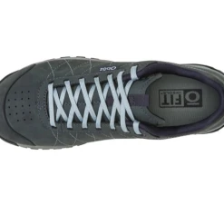 OBOZ WOMEN'S BOZEMAN LOW LEATHER IN SLATE -Cotton slippers shop W BozemanLowLeather Slate top